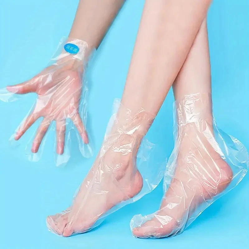 Disposable Mask Blue - Kalın Tek Kullanımlık El Maskesi Eldivenleri,