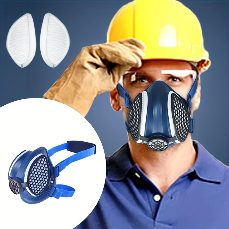 Respirator Half Face - Değiştirilebilir ve Yeniden Kullanılabilir Filtreli Silikon