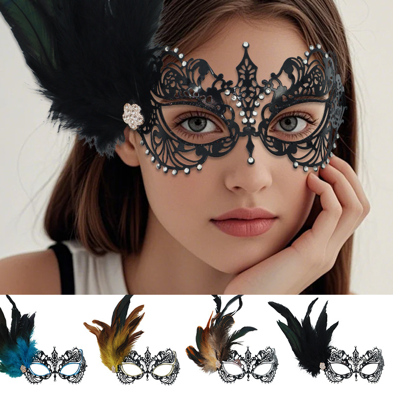 Kids Face Mask - Cadılar bayramı Yarım Yüz Maskesi Glitter