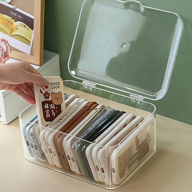 Akrilik çeşitli eşyalar depola - Face Mask Storage Box incelemesi ve fiyatı