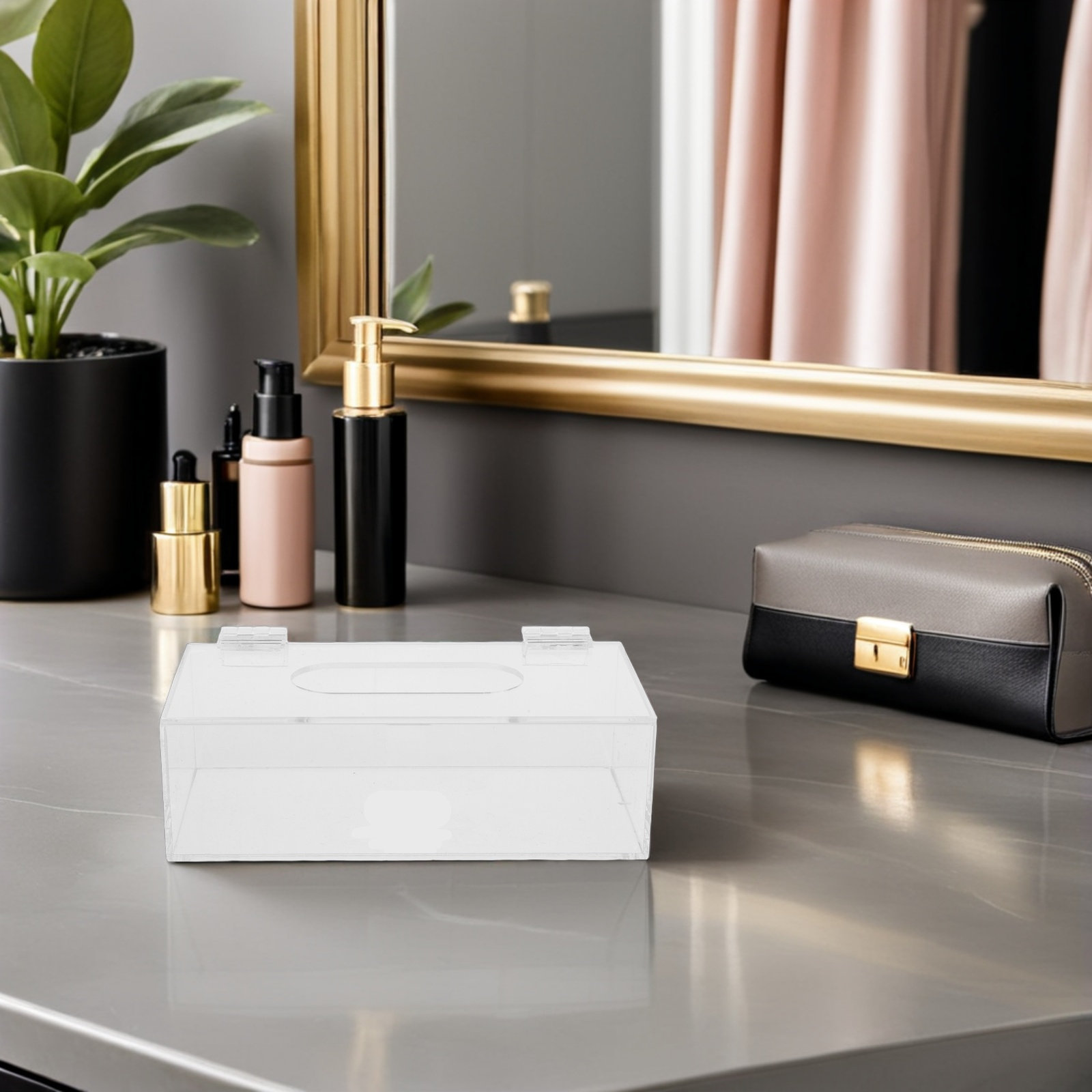 Şeffaf Akrilik Maske Saklama K - Face Mask Storage Box incelemesi ve fiyatı