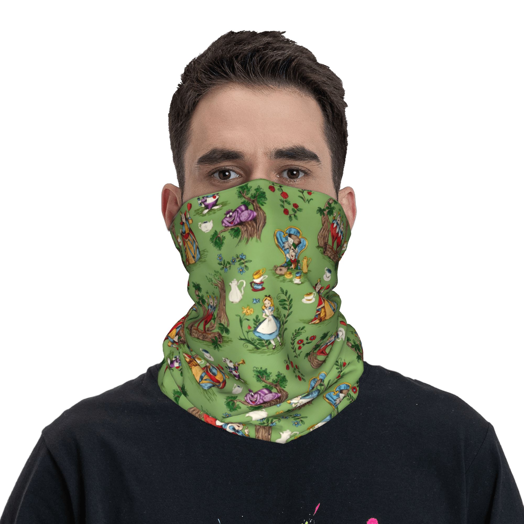 Özel A-Alice in W-Wonderland B - Neck Gaiter Face Cover incelemesi ve fiyatı