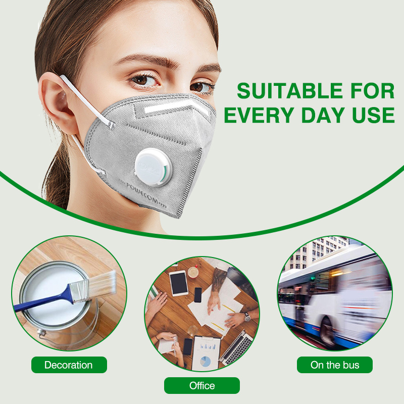 POWECOM KN95 Maskeleri Aktif K - Cloth Face Mask Washable incelemesi ve fiyatı