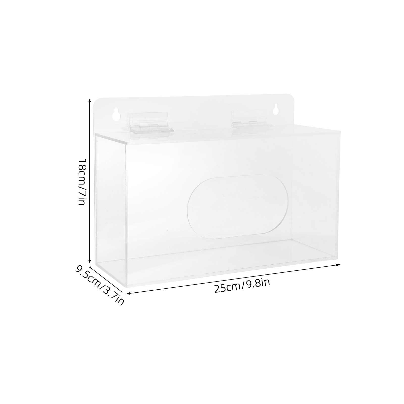 Şeffaf Akrilik Yüz Maskesi Düz - Face Mask Storage Box incelemesi ve fiyatı