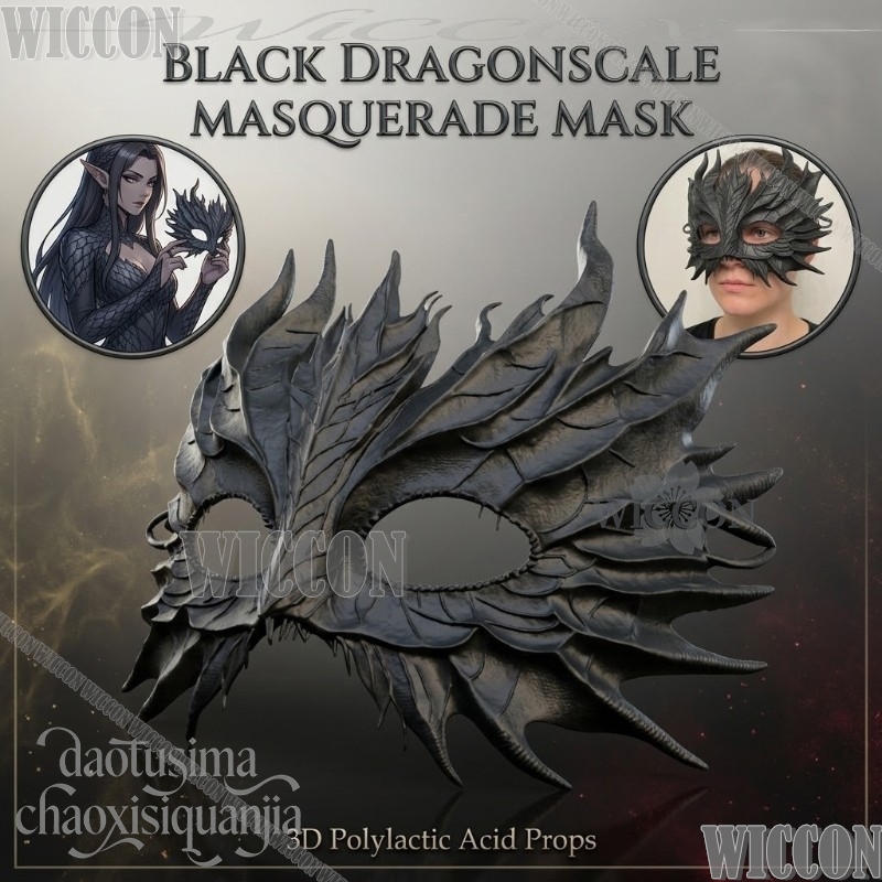 Siyah Dragonscale Maskeli Balo - Black Face Mask Pack incelemesi ve fiyatı